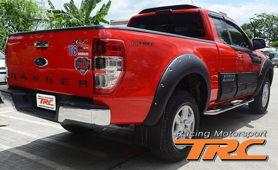 โป่งล้อ RANGER 2012-2014 T6 ทรง Monster โป่งเย็บ 9 นิ้ว สีดำด้าน คิ้วล้อไซร์ยักษ์ ''Monster''